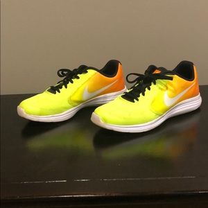 Neon sneakers